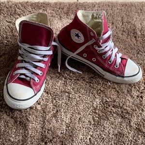 Girls High Top Converse